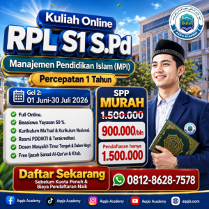 RPL S1 Manajemen Pendidikan Islam (MPI)
