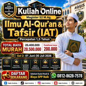 Magister S2 Ilmu Al-Qur'an & Tafsir (IAT)