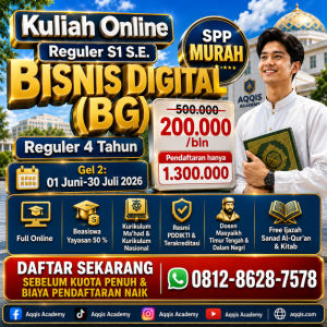 Reguler S1 Bisnis Digital (BG)